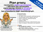 Plan pracy nauczyciela współorganizującego kształcenie specjalne, przeznaczony dla nauczyciela, który nie prowadzi zajęć rewalidacyjnych - autyzm oraz opóźnienie psychoruchowe