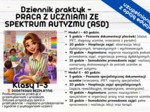 DZIENNIK PRAKTYK UZUPEŁNIONY– PRACA Z UCZNIAMI ZE SPEKTRUM AUTYZMU (ASD) W KLASACH 1-3
