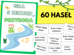 Edukacyjna gra „5 sekund: Przyroda” – 60 haseł tematycznych dla nauczycieli do wykorzystania na lekcji+instrukcja
