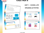 Together 6 Unit 1 zestaw: Vocabulary Acitvities + Grammar Activities + Speaking Activity + Board Game + Test i Kartkówki