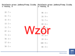 Dzielenie przez jednocyfrową liczbę z resztą | matematyka | 26 kolumn