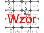 Domino - Arytmetyka dodatnich i ujemnych ułamków | matematyka