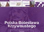 Polska Bolesława Krzywoustego - prezentacja historia klasa 5