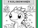 Dinozaur kolorowanki