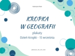 Kropka w geografii - plakaty na Dzień Kropki