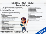 Plan Roczny - Rewalidacja - Przedszkole, klasy 1-3, 4-8