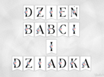 Dzień Babci i Dziadka - girlanda (PDF)