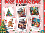 BOŻE NARODZENIE- ŚWIĄTECZNY ZESTAW - PLANSZE i ZABAWY