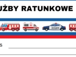 Służby ratunkowe - praca strażaka - Karty pracy na Dzień Strażaka dla dzieci