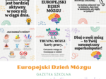 Europejski Dzień Mózgu - gazetka szkolna + karty pracy