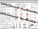 Sketchnotka - notatka „Zasady bezpieczeństwa na lekcjach chemii” wykonana w power point do edycji. Chemia 7; „Substancje”
