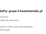 Działania na liczbach dodatnich "Pieczemy gofry"