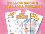 Działania pisemne karty pracy Halloween