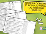 Kryteria oceniania - język polski