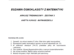 Egzamin ósmoklasisty z matematyki - Arkusz treningowy - Zestaw 3