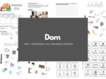 Polski dla obcokrajowców: DOM - gry i ćwiczenia na różnych poziomach (do B1)