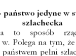 Demokracja szlachecka - notatka