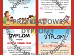 DYPLOMY na koniec roku przedszkolnego