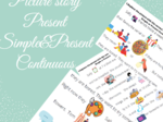 Picture stories: Present Simple and Present Continuous