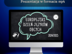 Europejski Dzień Języków Obcych - Tydzień Języków Obcych – darmowe plakaty i quiz w formacie MP4!
