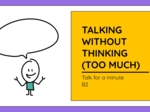 🗣️ Talk for a Minute – Creative Speaking Challenge | Level B2