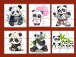 DZIEŃ PANDY – PUZZLE – 17 obrazków