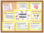 Tydzień Mózgu - materiały dla przedszkolaków, klas 1-3, materiały na gazetkę, na zajęcia