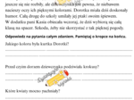 Czytanie ze zrozumieniem: Wiosna, Klasowe talenty, Ciasta pana Marcina. Udzielanie odpowiedzi całym zdaniem.