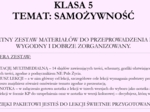 Samożywność - pakiet do lekcji