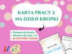 Karta pracy „Moje talenty w kropkach” 🌟🔴 – Dzień Kropki, kreatywność, godzina wychowawcza – klasy 1–8, świetlica