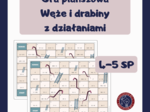 Gra planszowa Węże i drabiny z działaniami