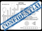 Optyka - krzyżówka