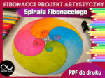 23 listopada, Dzień Fibonacciego. Fibonacci – Prostokąt i Spirala Fibonacciego. Projekt matematyczno-artystyczny.