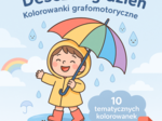 Kolorowanki tematyczne: „Deszczowy dzień”