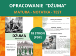 „Dżuma” – opracowanie + test: streszczenie, bohaterowie, analiza, motywy, konteksty, plan wydarzeń [PDF] – szkoła średnia, matura, język polski