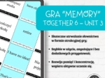 Gra Memory - Together 6 – Unit 3