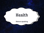 🩺 Speaking Practice – Health (Matura Speaking Pack) 💬 (materiał konwersacyjny, poziom B1/B2, 22 strony)matura ustna, zdrowie, zdrowy styl życia, pytania maturalne, konwersacje po angielsku, angielski B1 B2, zdrowie psychiczne, dieta, sport, medycyna, roz