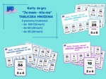 Karty "Ja mam kto ma" - Tabliczka mnożenia - 3 wersje - do 30, do 50, do 100
