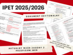 🧾 IPET 2025/2026 (Indywidualny Program Edukacyjno-Terapeutyczny) – gotowy wzorzec do pracy z uczniem o specjalnych potrzebach edukacyjnych