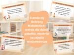 Standardy Ochrony Małoletnich, prawa dziecka - gazetka, materiał wychowawczy - wersja dla młodszych dzieci