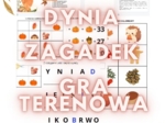 Gra terenowa dla klas 1-3 ZWIĄZANE Z DNIEM DYNI I JESIENIĄ + girlanda