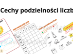 Cechy podzielności liczb - karty pracy