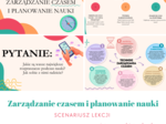 Zarządzanie czasem i planowanie nauki - scenariusz lekcji.