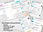 🕒 Past Simple vs Present Perfect – Notatka + zestaw kart pracy i gier