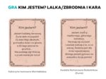 ZESTAW KART DO GRY "KIM JESTEM. ZBRODNIA I KARA/LALKA".