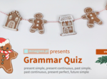 ? free Xmas grammar quiz - 6 tenses