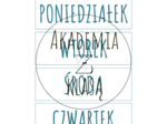 KALENDARZ KLASOWY NA CAŁY ROK SZKOLNY - DO POWIESZENIA NA TABLICY I CODZIENNEGO KORZYSTANIA