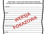 "Baśniobór"- propozycja zagadnień, bohaterowie, świat przedstawiony (czas, miejsce, bohaterowie, plan wydarzeń), karta pracy lub kartkówka, odpowiedzi do zadań. #baśniobór #lektury4-6 #bohaterowie
