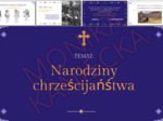 Narodziny chrześcijaństwa - prezentacja historia klasa 5