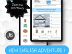 New English Adventure 1 - Unit 6 My House - 2 karty pracy